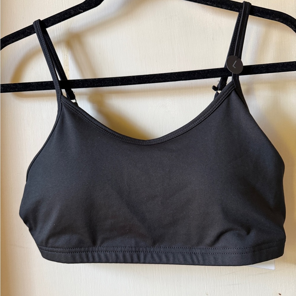 Black Women's Sports Bra (Padded)